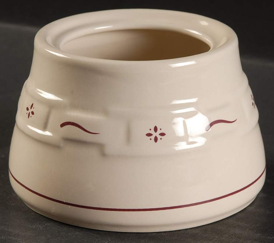 Woven Traditions Red Sugar Bowl No Lid by Longaberger-1