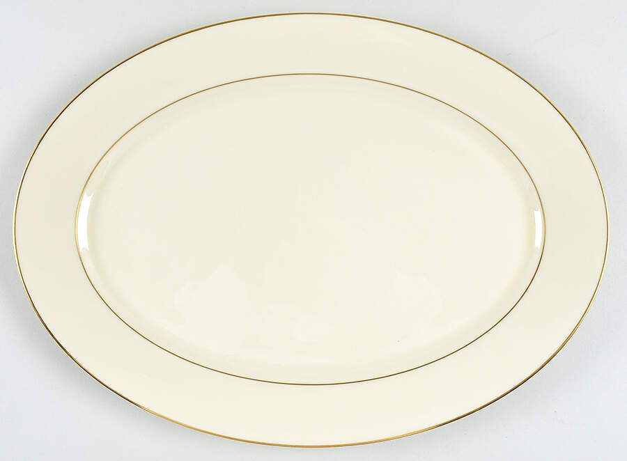 Hayworth 16" Oval Serving Platter by Lenox-1