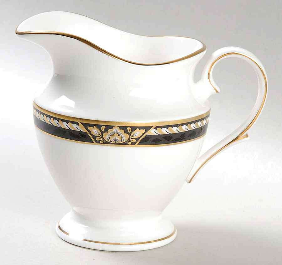 Golden Dynasty (White Background) Creamer by Lenox-1