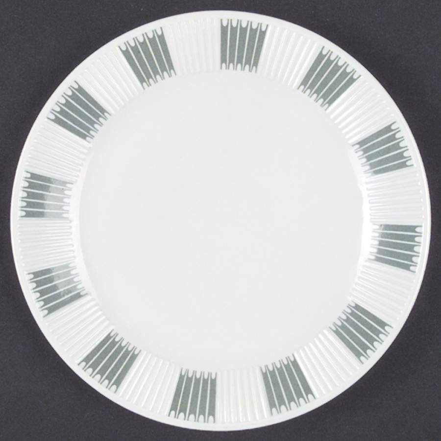 Noblesse Gray Salad Plate by Lilien Porzellan-1