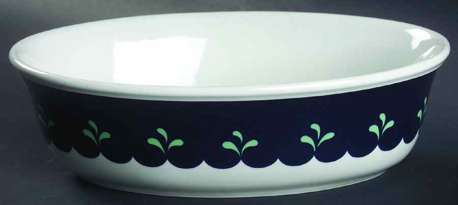 Bedazzle Sapphire 9" Oval Vegetable Bowl by Lenox-1
