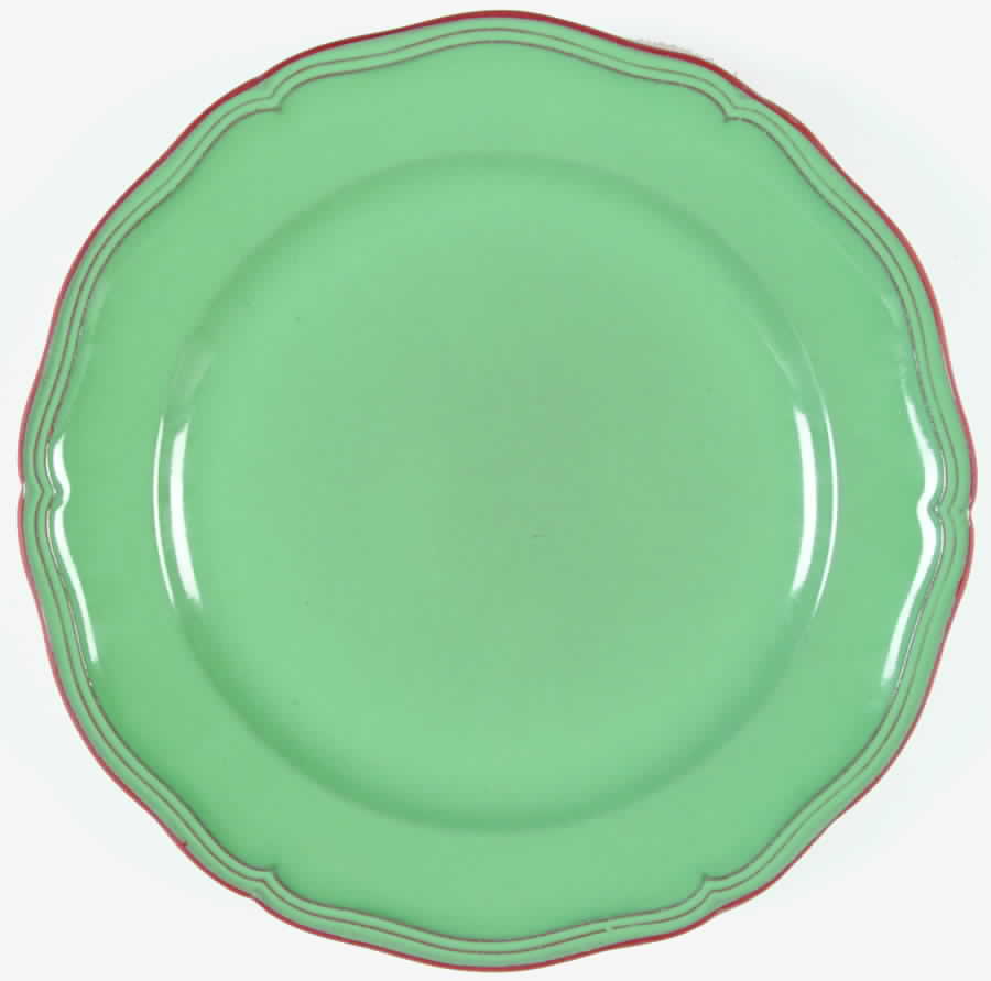 Queen Anne Jade Dinner Plate by Loneoak-1