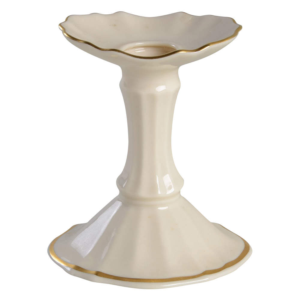Symphony (Giftware, Gold Trim) Small Candlestick by Lenox-1