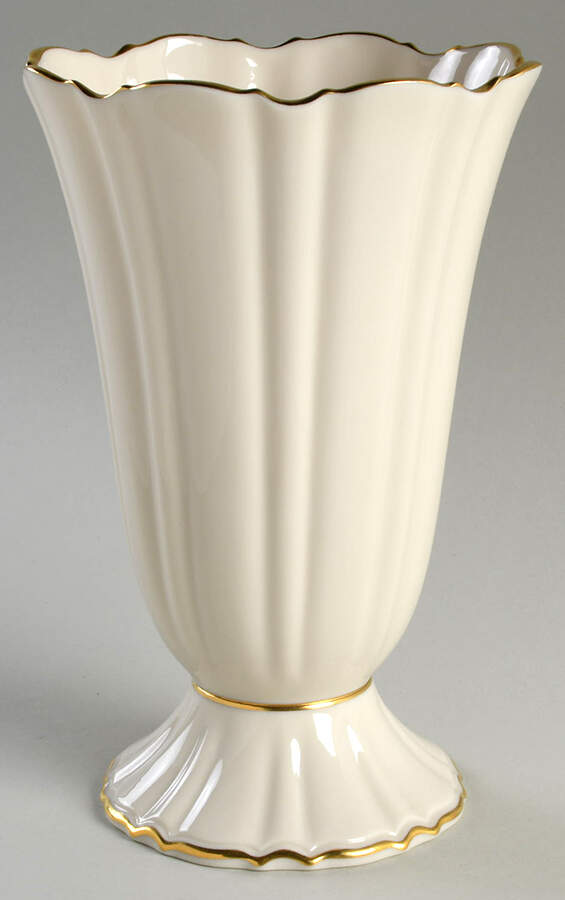 Symphony (Giftware, Gold Trim) 8" Vase by Lenox-1