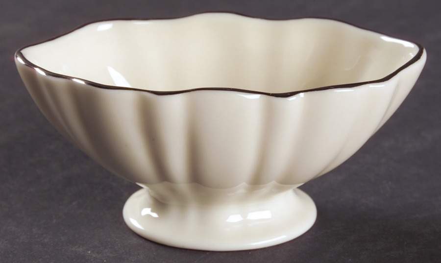 Symphony (Giftware, Platinum Trim) Individual Nut Dish/Salt Dip by Lenox-1