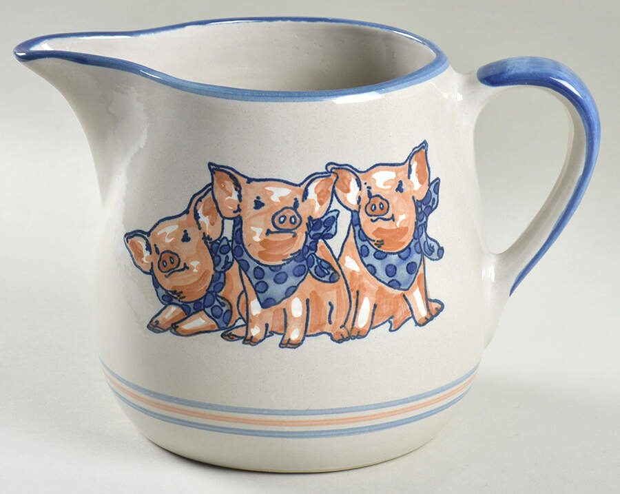 Precious Pigs 80 Oz Pitcher by Louisville-1