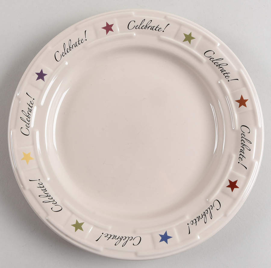 Woven Traditions Ivory Accent Luncheon Plate by Longaberger-1