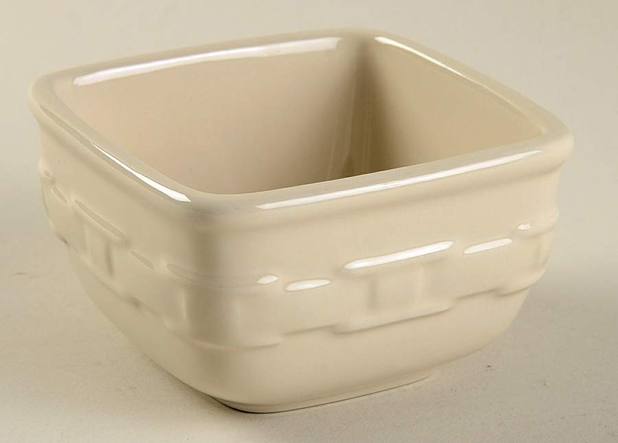 Woven Traditions Ivory Dessert Bowl by Longaberger-1