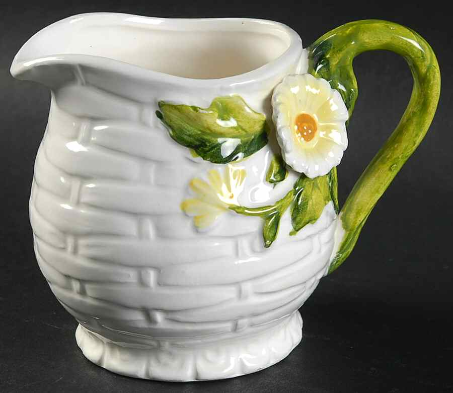 Rustic Daisy Creamer by Lefton-1