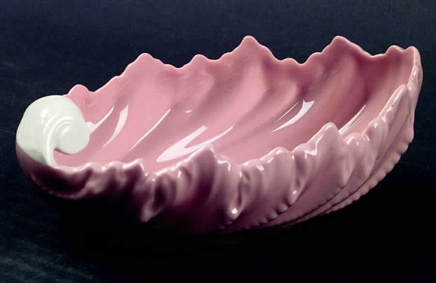 Shell Bowl Collection Coral, White Accts 6" Shell Shaped Bowl by Lenox-1