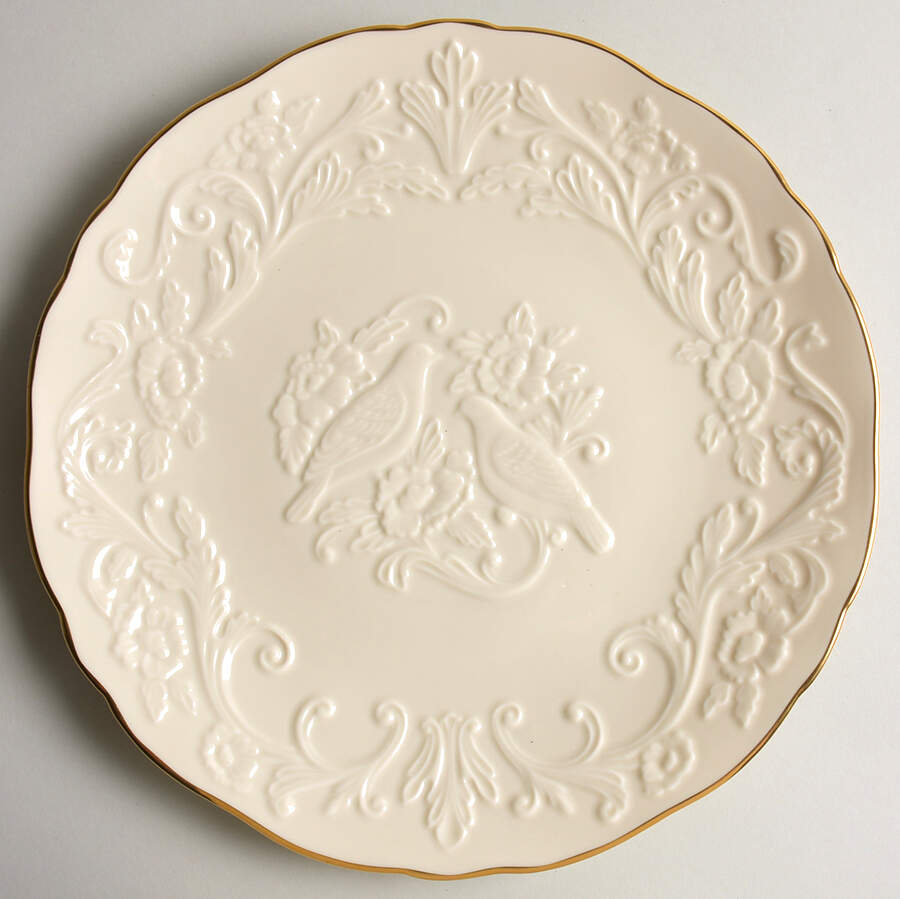 Wedding Promises Collection 12" Anniversary Plate by Lenox-1