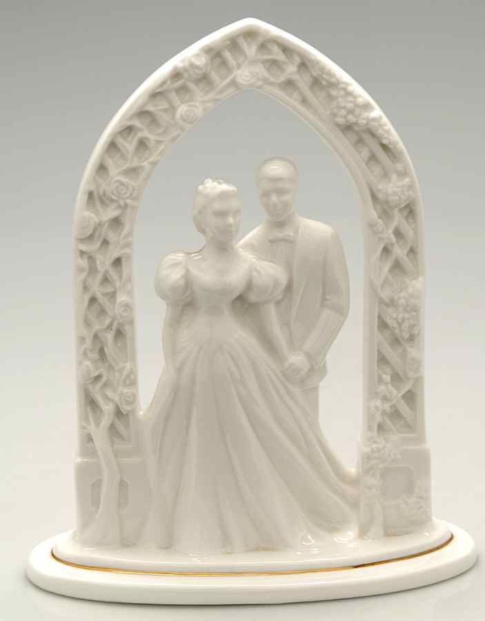 Wedding Promises Collection Bride and Groom Cake Topper by Lenox-1