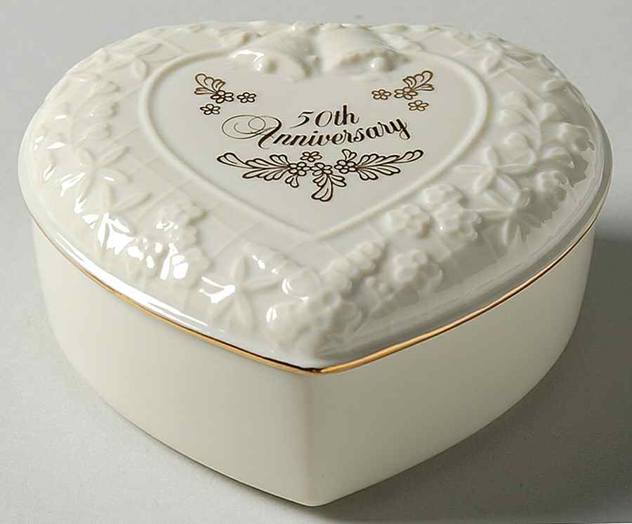 Wedding Promises Collection Heart Shape Box & Lid by Lenox-1