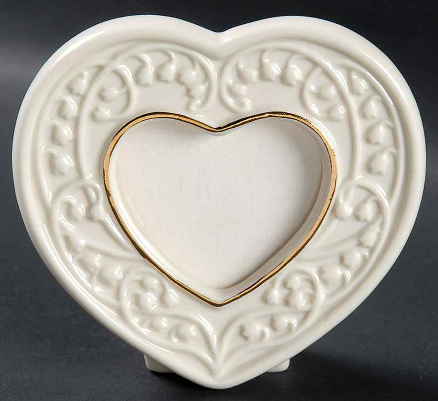 Wedding Promises Collection Heart Shape Picture Frame by Lenox-1
