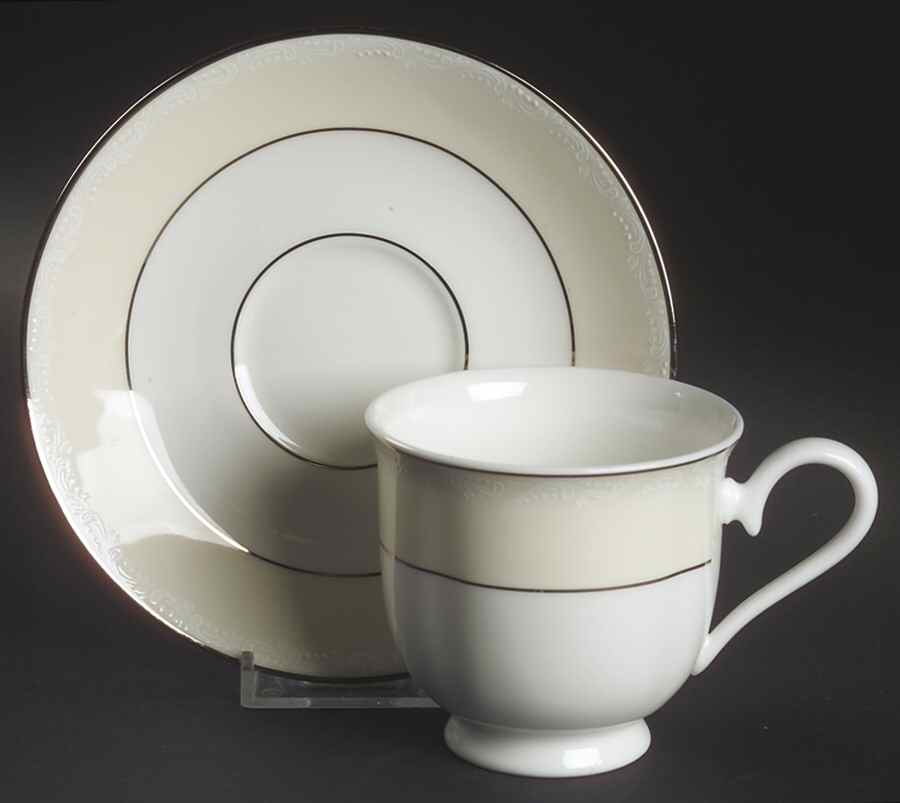 Faith Footed Cup & Saucer Set by Lenox-1