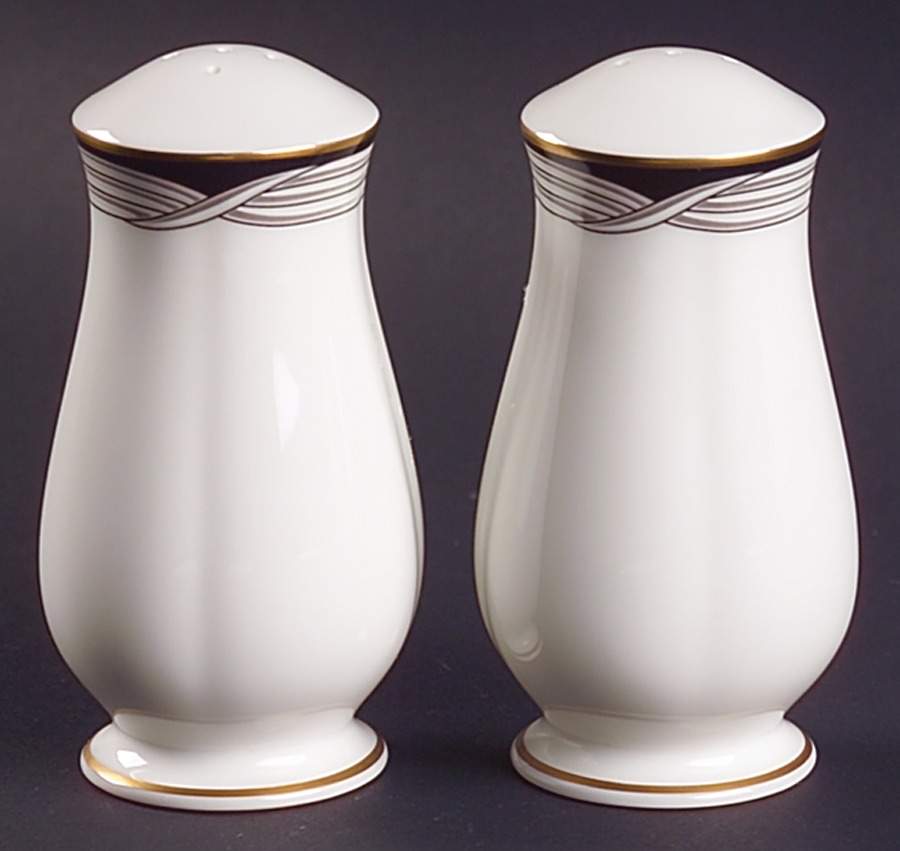 Erica (Japan Backstamp Mark) Salt & Pepper Set by Lenox-1