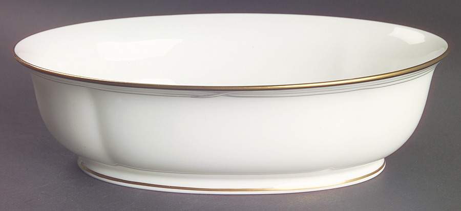 Erica (Japan Backstamp Mark) 9" Oval Vegetable Bowl by Lenox-1