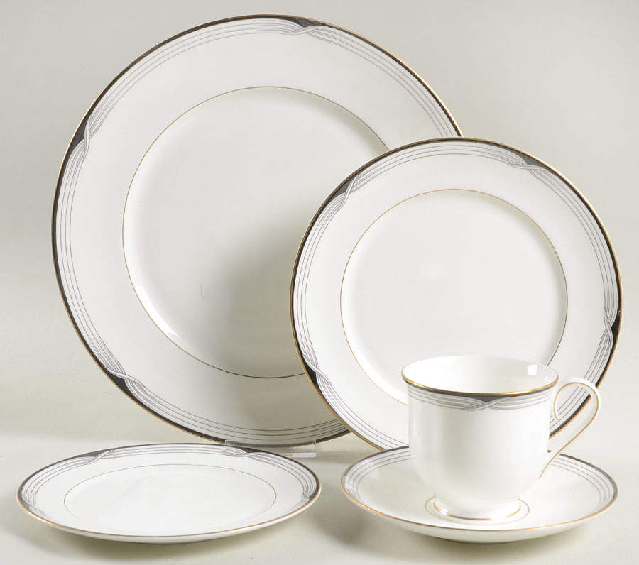 Erica (Japan Backstamp Mark) 5 Piece Place Setting by Lenox-1