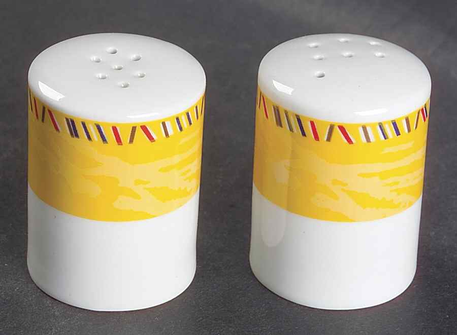 Maesto Yellow Salt & Pepper Set by Lynn's China-1