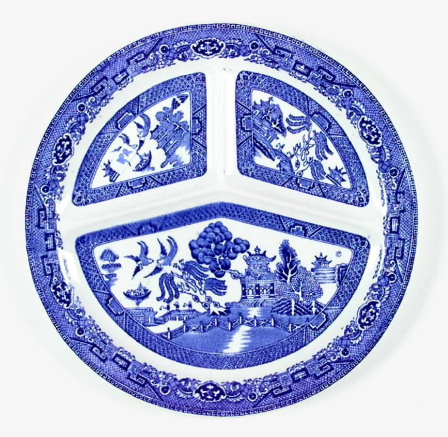 Blue Willow Grill Plate by Lord Nelson-1