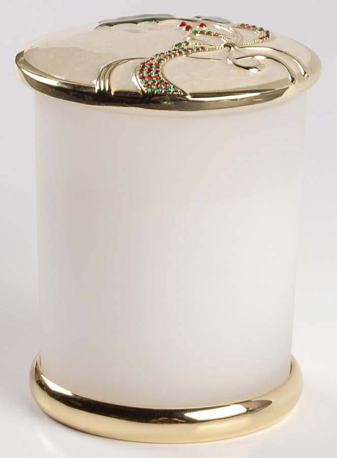 Holiday Nouveau Gold Candle Votive with Metal Lid & Base by Lenox-1