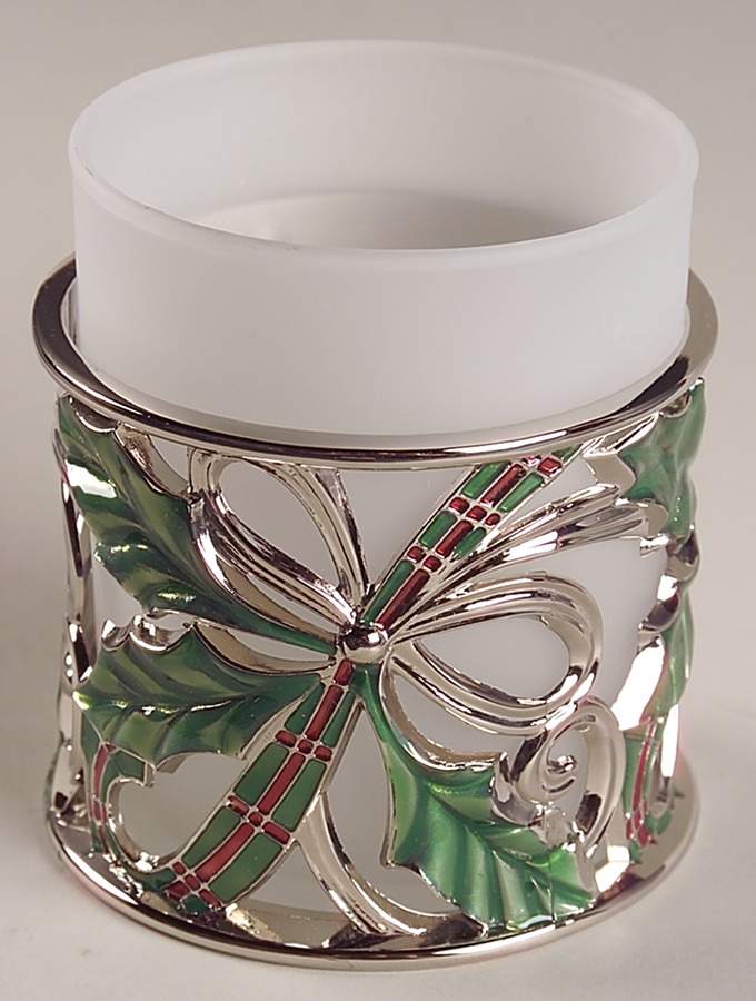 Holiday Nouveau Gold Metal Votive Candleholder by Lenox-1