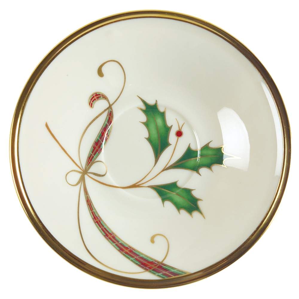 Holiday Nouveau Gold Saucer for Accent Footed Cup by Lenox-1