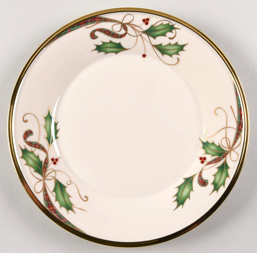 Holiday Nouveau Gold Accent Luncheon Plate by Lenox-1