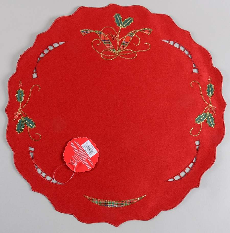 Holiday Nouveau Gold Cloth Placemat by Lenox-1