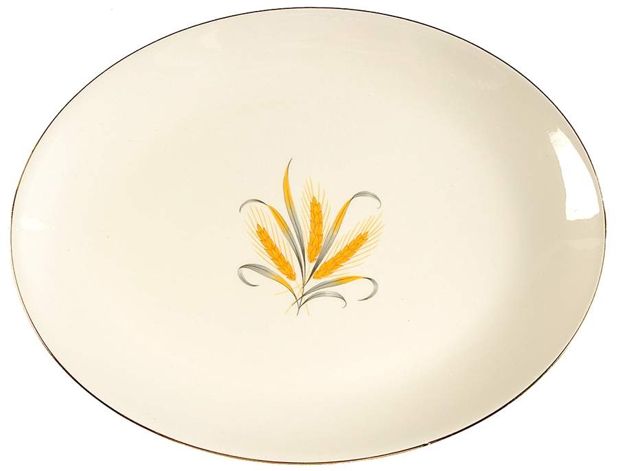Fieldcrest 13" Oval Serving Platter by Lifetime-1
