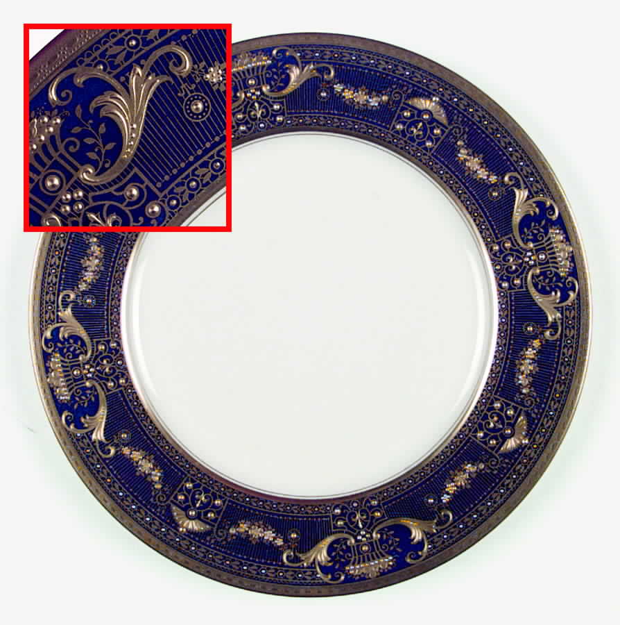 B352B Cobalt (Smooth) Dinner Plate by Lenox-1