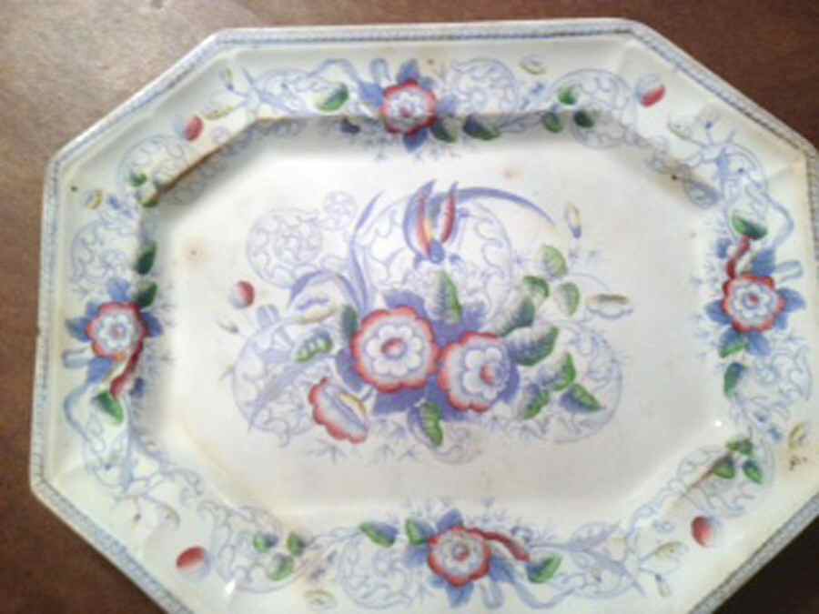 Paradise 14" Oval Serving Platter by LP & Co-1