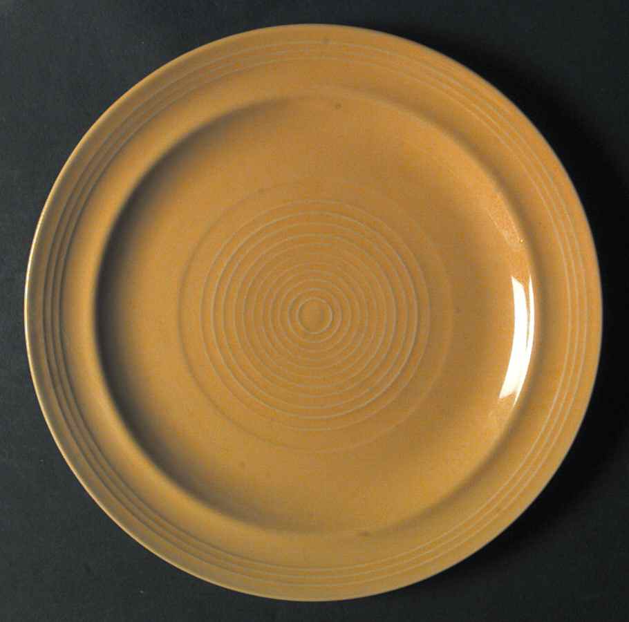 Concentrix Ochre (Yellow) Dinner Plate by Lynn's China-1