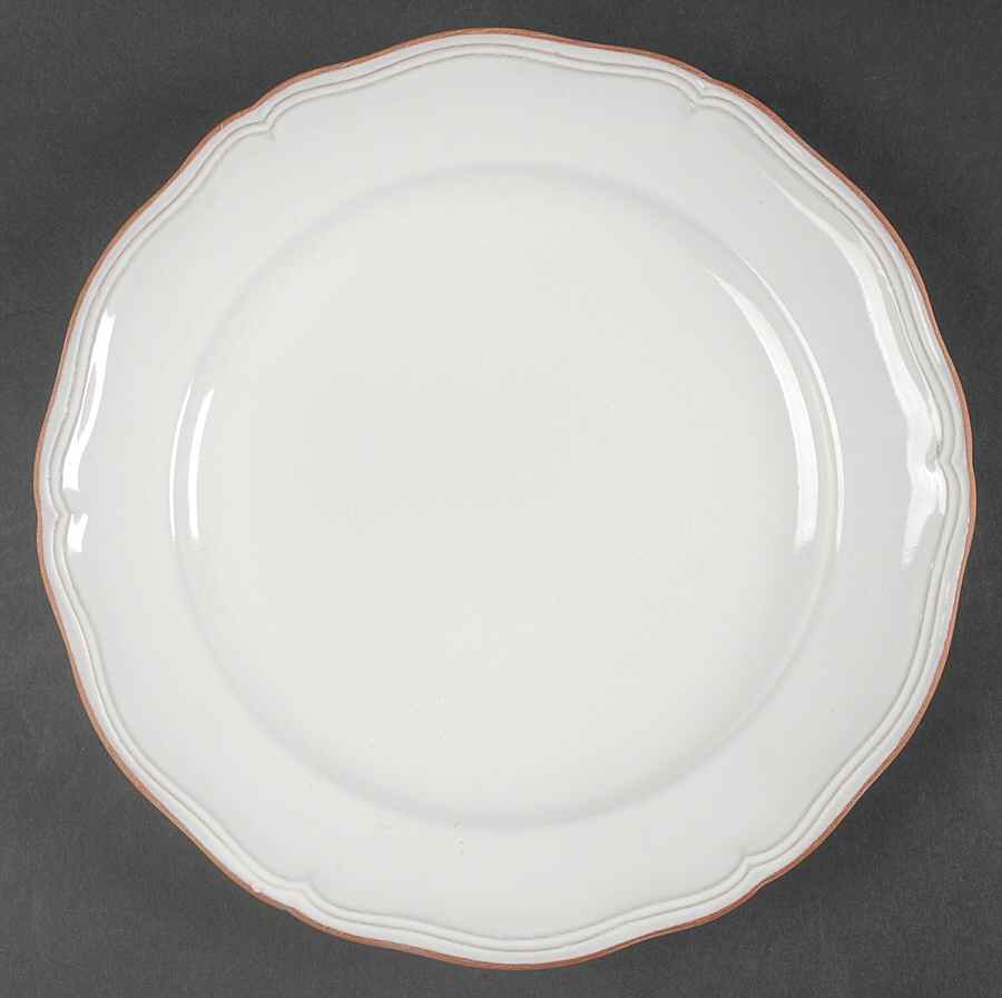 Queen Anne Terra Cotta Dinner Plate by Loneoak-1