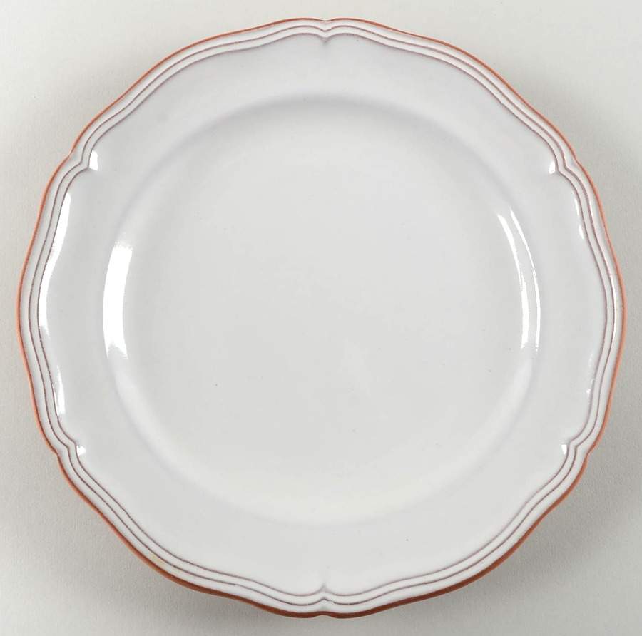 Queen Anne Terra Cotta Luncheon Plate by Loneoak-1
