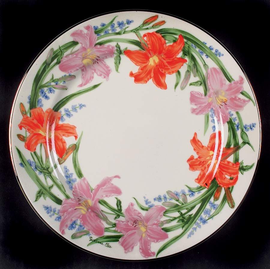 Flower Blossom Collection Dessert/Pie Plate by Lenox-1