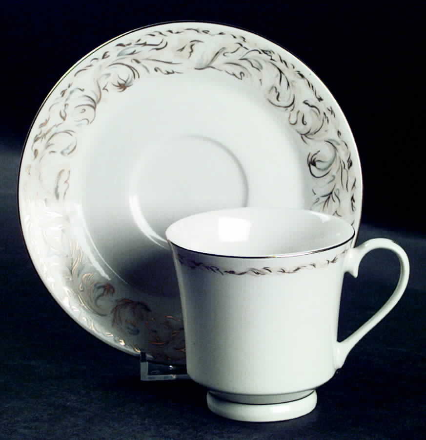 LNN16 Footed Cup & Saucer Set by Lynn's China-1