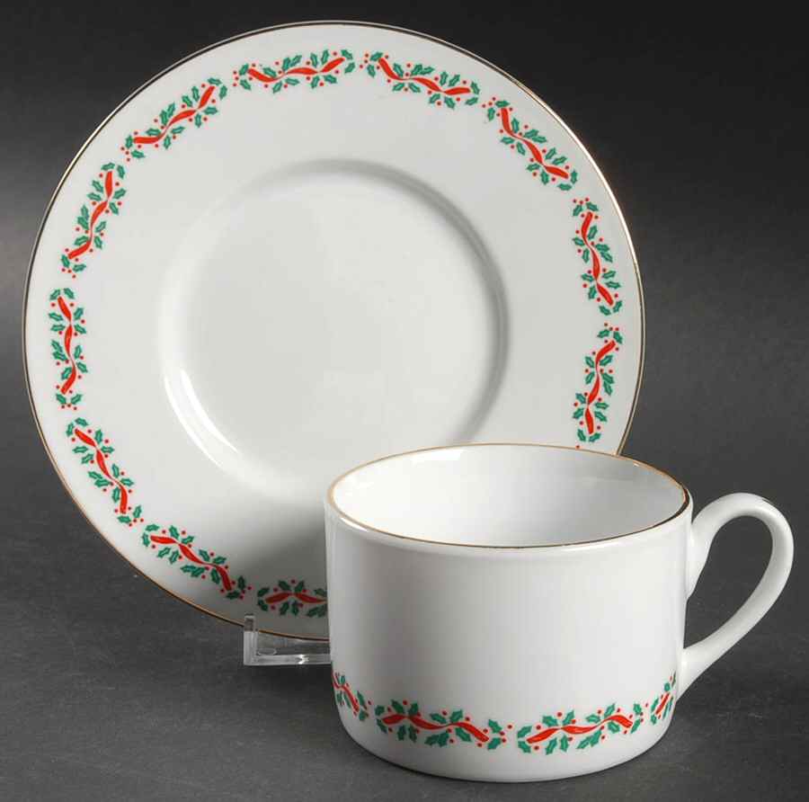Ljoljo1 Flat Cup & Saucer Set by LJS Porcelain-1
