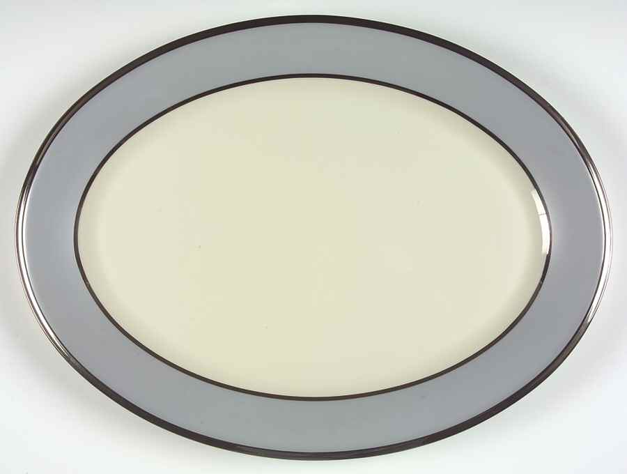 Blue Frost 16" Oval Serving Platter by Lenox-1