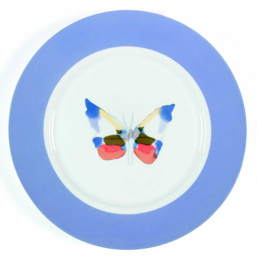Farfalla Purple Dinner Plate by Lynn's China-1