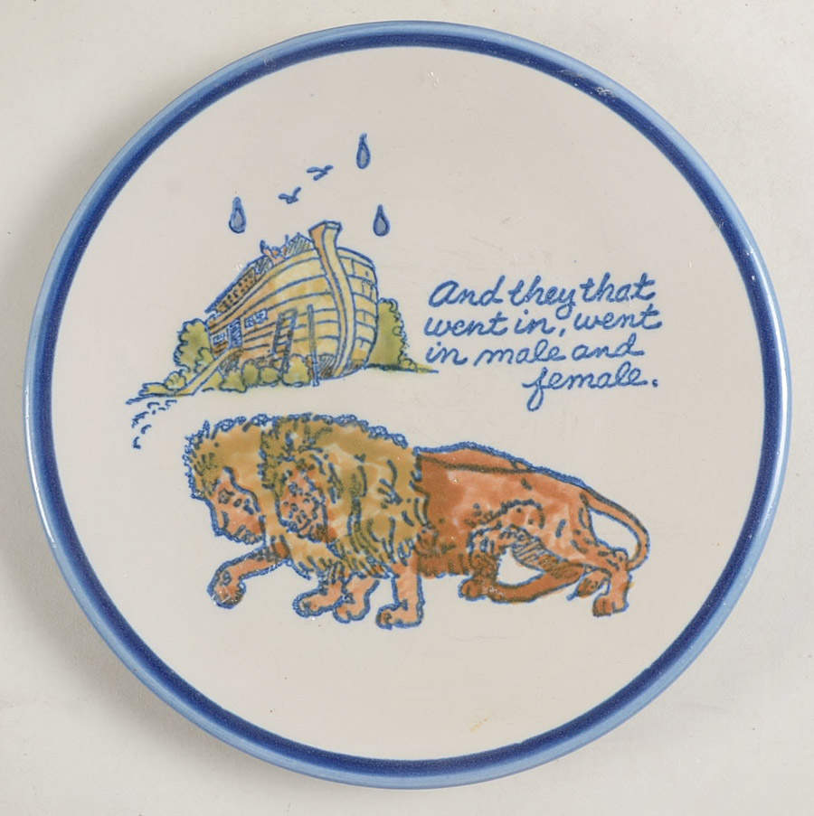 Noah's Ark Salad Plate by Louisville-1