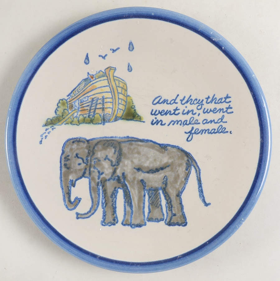 Noah's Ark Salad Plate by Louisville-1