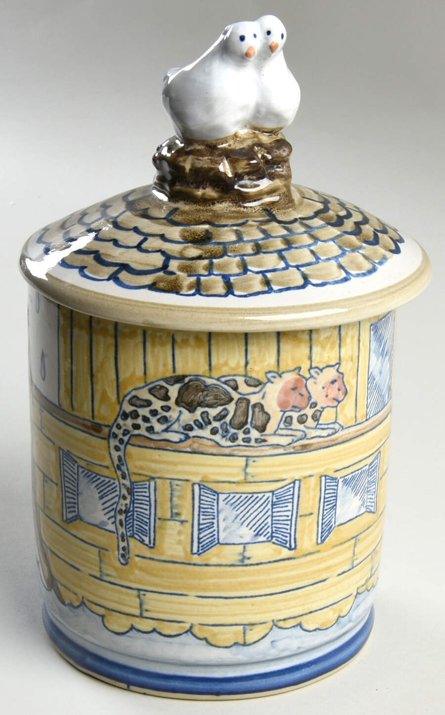 Noah's Ark Small Canister & Lid by Louisville-1