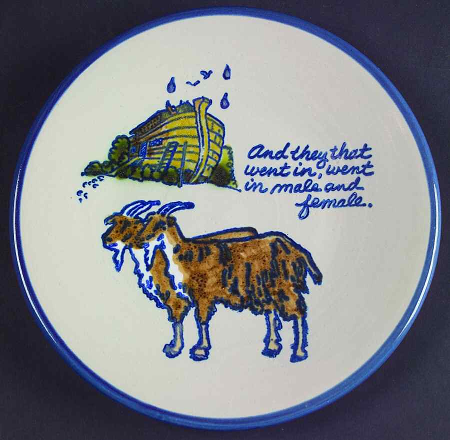 Noah's Ark Salad Plate by Louisville-1