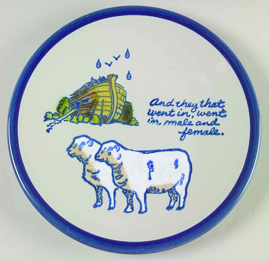 Noah's Ark Salad Plate by Louisville-1