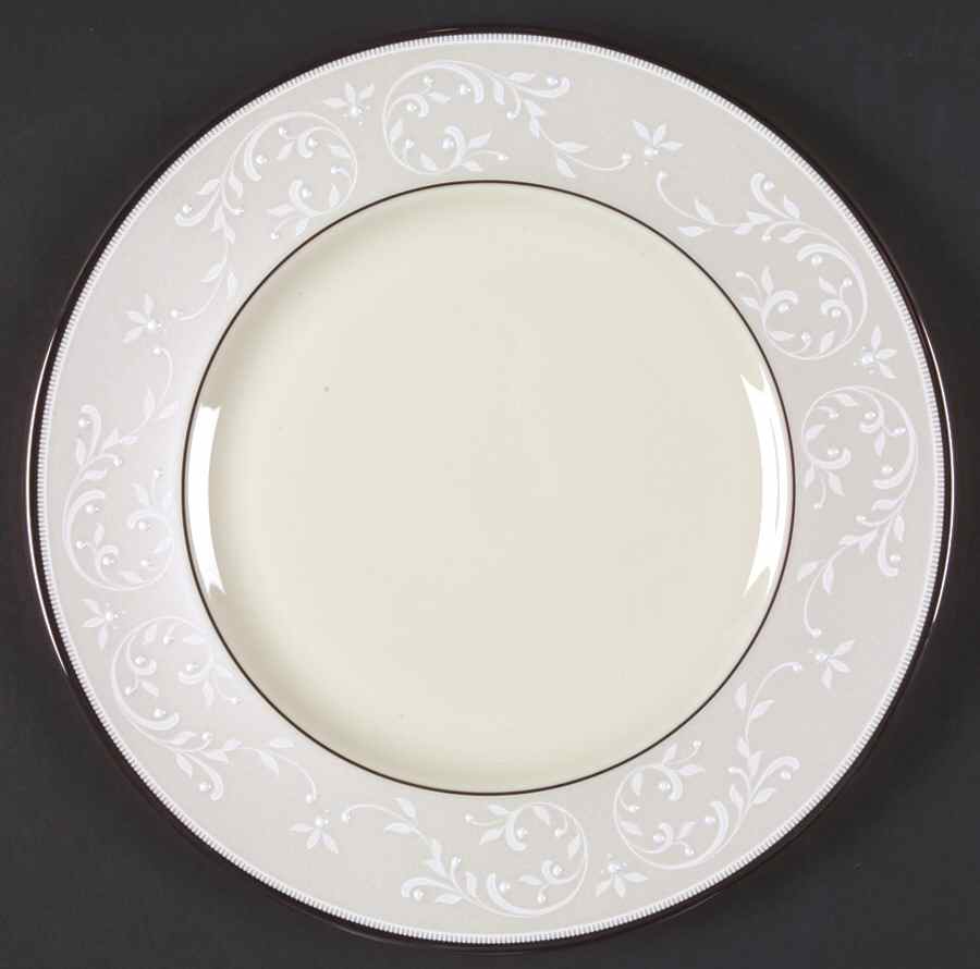 Pearl Innocence Accent Luncheon Plate by Lenox-1