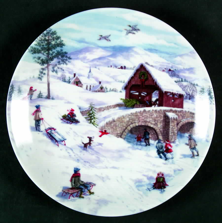 American Christmas Salad/Dessert Plate by Lenox-1