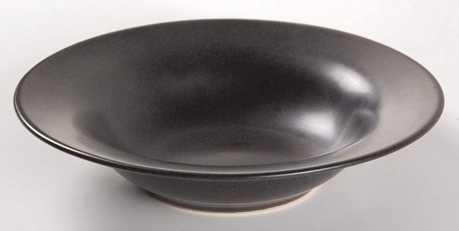 Ebony (Round, No Texture) Rim Soup Bowl by Lindt-Stymeist-1