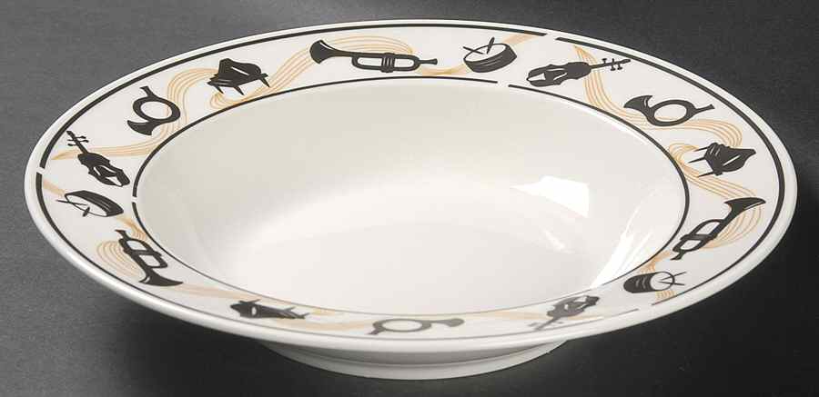 Maestro Rim Soup Bowl by Lynn's China-1