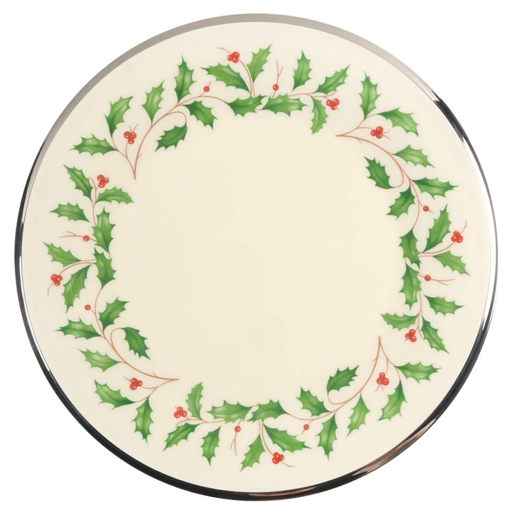 Holiday Platinum Salad Plate by Lenox-1